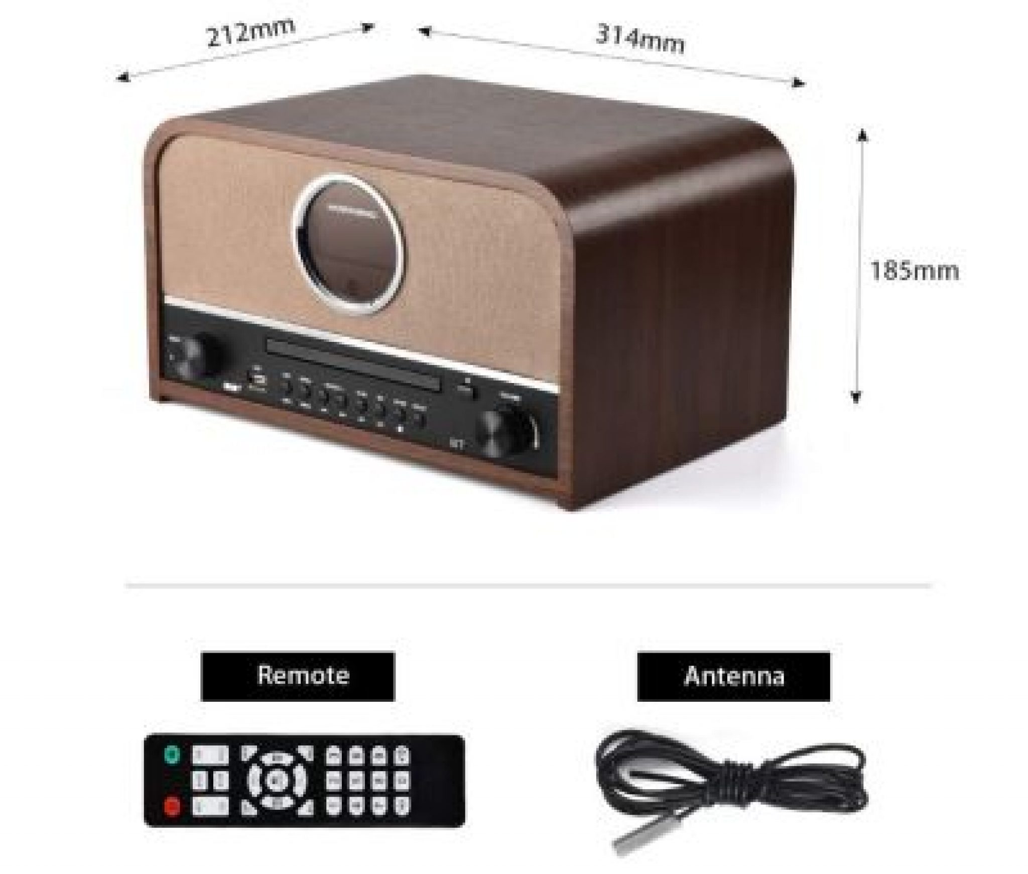 Musitrend Retro DAB+/FM StereoRadio für nur 59,99€ inkl