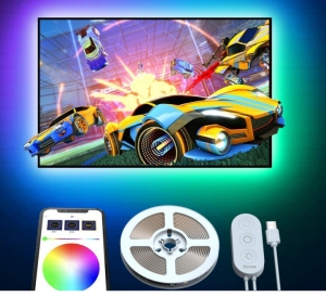Govee RGB LED TV-Hintergrundbeleuchtung (RGB LED-Streifen) mit App Control für 7,69€