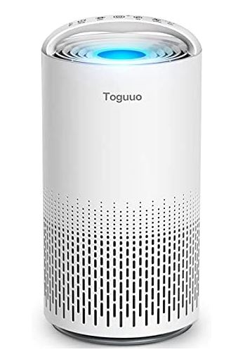 TO-YUUGO Luftreiniger (HEPA-Kombifilter, Luftqualitätssensor, 3 Geschwindigkeiten, Timer) für nur 52,99€