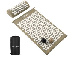Lixada Akupressur-Set mit Akupressurmatte, Akupressurkissen & 2 Massagebällen für 17,98€