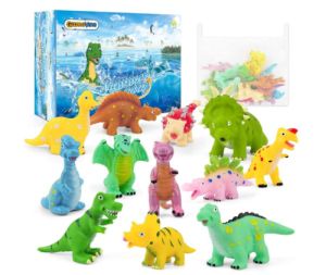 E T Dinosaurier-Badespielzeugset (12-teilig) für nur 10,99€ inkl. Versand