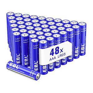 48er-Pack EBL AAA Batterien für nur 6,39€ inkl. Prime-Versand