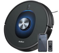 Shellbot DESL60 Staubsauger Roboter mit Wischfunktion, 4000Pa Saugleistung und Laser Navigation für 290,99€