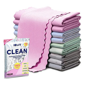 10er-Pack IEMY Mikrofasertücher (40 x 30 cm) für nur 6,49€ inkl. Prime-Versand