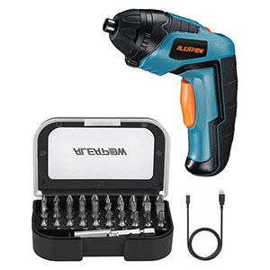 ALEAPOW Mini-Akkuschrauber mit 30 Bits für nur 20,98€ inkl. Prime-Versand