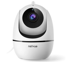 Netvue W-Lan Überwachungskamera mit Bewegungserkennung und Nachtsicht für 22,79€