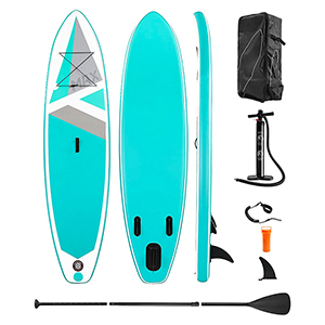 Knaller: Brelley SUP Aufblasbares Stand Up Paddle Board (305 x 76 x 15 cm) für nur 95,99€ inkl. Versand