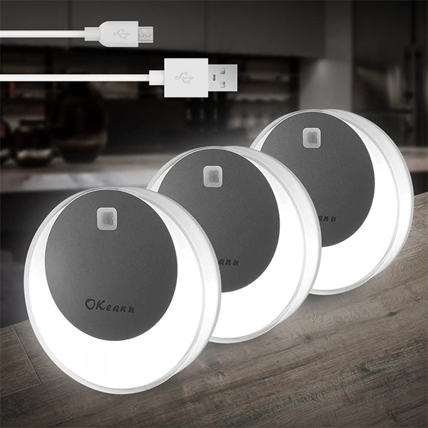 3er-Pack OKeanu LED Nachtlicht mit Bewegungsmelder für nur 26,99€ inkl. Prime-Versand