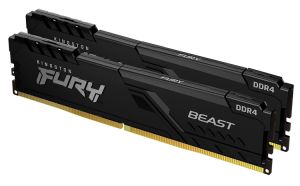 32GB Kingston FURY Beast 32GB (2x16GB) 3200MHz DDR4 CL16 Desktop Speicher Kit für 89,90€ (statt 129€)