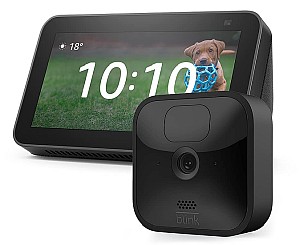 Echo Show 5 (2. Generation, verschiedene Farben) + Blink Outdoor HD-Sicherheitskamera für 70,99€ (statt 91€)