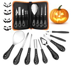 Kürbis Schnitzset mit Vorlagen für nur 8,28€ (statt 16,56€)