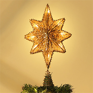 Luxspire LED-Weihnachtsbaumspitze im Sterndesign für nur 11,99€ inkl. Prime-Versand
