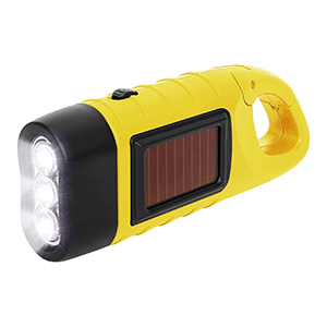Festnight Notfall-Taschenlampe (Handkurbel- oder Solarbetrieb) für nur 12,16€