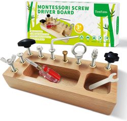 TenFans Montessori Schraubendreherbrett für 11,97€ (statt 19,95€)