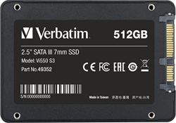 Verbatim Vi550 S3 SSD 512GB für 21,90€ (statt 25,89€)