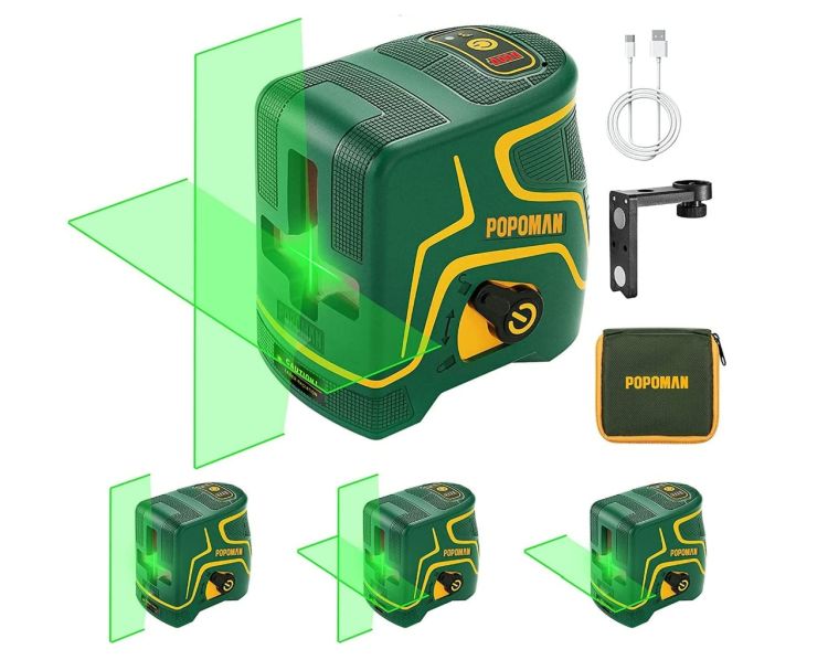 POPOMAN X2 Kreuzlinienlaser Grün für nur 34,76€