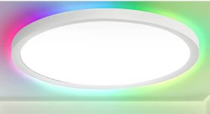 30cm Lospitch LED Deckenleuchte mit 24W und RGB Backlight für 20,39€
