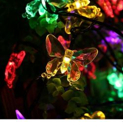LED Schmetterlingen Solar Lichterkette 5m für nur 8,99€ (statt 11,99€)