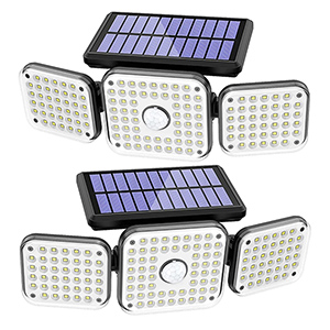 2x Racokky Solarlampen mit Bewegungsmelder und Fernbedienung für 19,99€ inkl. Prime-Versand