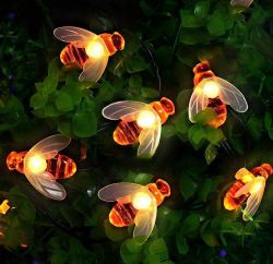 Pricedrop: 50 LED Honigbienen Solar-Lichterkette für nur 10,96€ (statt 15,99€)