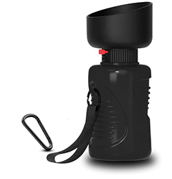 Hunde Wasserflasche mit Faltbarer Wasserschale für nur 5,99€