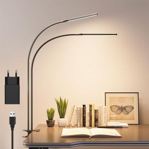 Aisutha Schreibtischlampe mit zwei beweglichen Leuchten für 16,98€ (statt 19,98€)