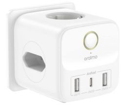 Oraimo 6-in-1 Steckdosenwürfel mit USB-C für nur 13,72€ (statt 17,15€)