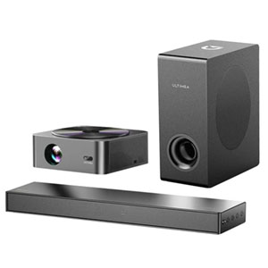 Ultimea Bundle: Apollo P40 Full-HD Beamer & Nova S50 Soundbar mit Subwoofer für 279€ (statt 317€)