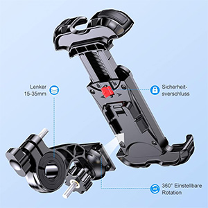 Motack 360° Fahrrad Handyhalterung für nur 10,19€ inkl. Prime-Versand