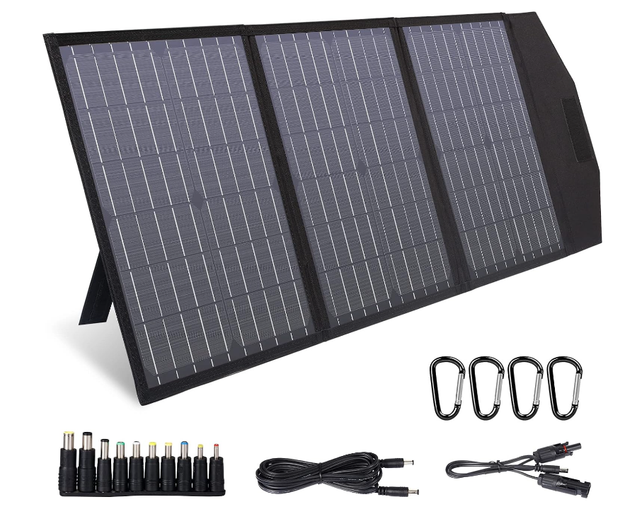 MARBERO 60W tragbares und faltbares Solar Ladegerät mit USB Port DC Ausgang für nur 84,99€ inkl. Versand
