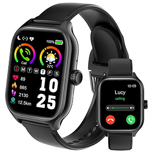 LITEYPP Smartwatch mit Telefon- und Fitness-Funktionen für nur 14,99€ – Prime