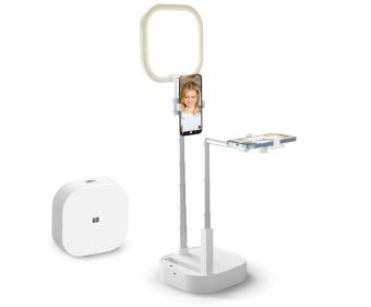 JSAUX Telefon Selfie-Ständer mit LED-Licht für 32,99€