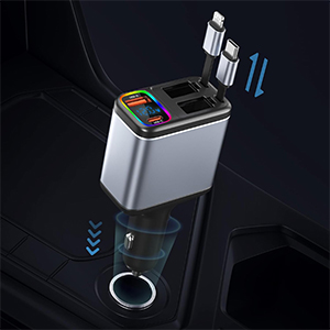 AONOKA Auto-Ladegerät mit USB-C & Lightning-Kabel für 17,99€ – Prime