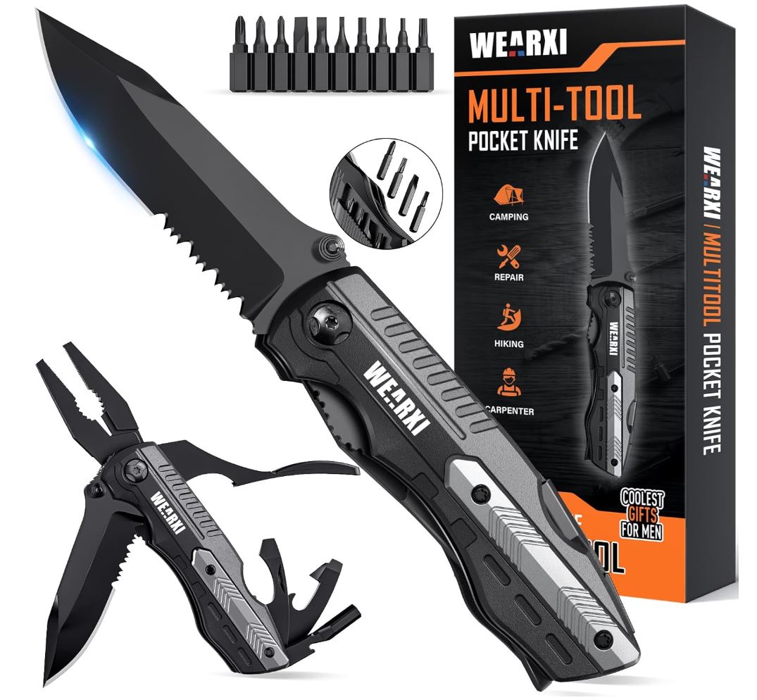 WEARXI 13 in 1 Multitool Klappmesser für nur 10,49€ bei Prime inkl. Versand