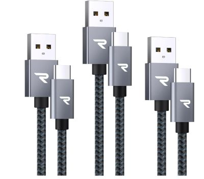 RAMPOW USB C Labekabel im 3er Pack (1M+1M+2M) für nur 6,39€