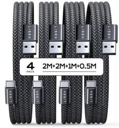 4er-Pack Lisen USB-C Schnellladekabel für nur 6,94€ (statt 8,79€)