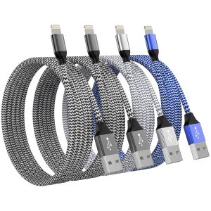 VINFFS 4er Pack 1,8m Lightning Ladekabel für 5,99€