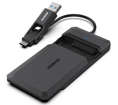 BENFEI externes 2,5″ Festplattengehäuse mit USB C und USB Typ-A für 8,49€