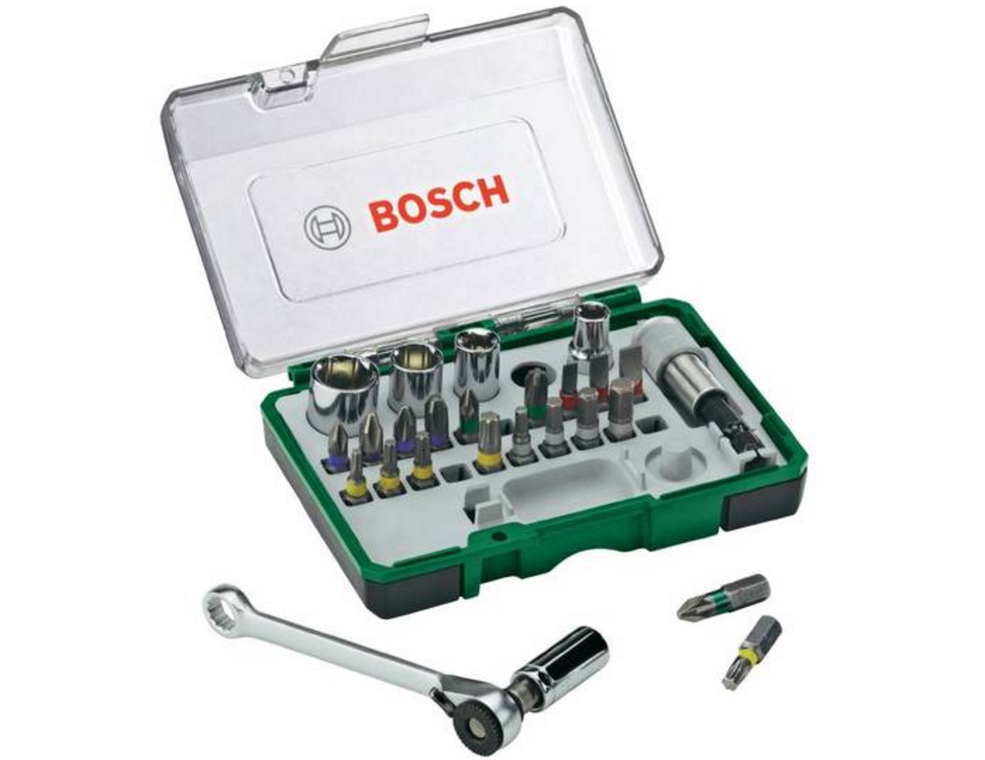 Bosch 27-teiliges Schrauberbit- und Ratschen-Set für nur 15,99€ (statt 21€) – Prime