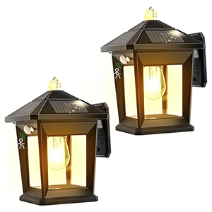 2er-Set Nodfens Outdoor Solarlampen mit Bewegungsmelder für 24,49€ – Prime