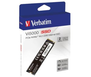 2TB Verbatim Vi5000 NVMe M.2 SSD mit PCIe Gen 4 für 92,89€