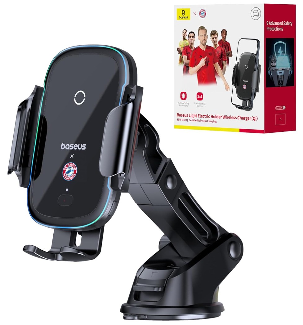 Baseus Qi Handyhalterung fürs Auto mit Ladefunktion für nur 22,99€ bei Prime-Versand