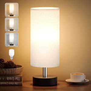 Kakanuo LED Nachttischlampe Klein, 3 Farbtemperaturen für 9,99€