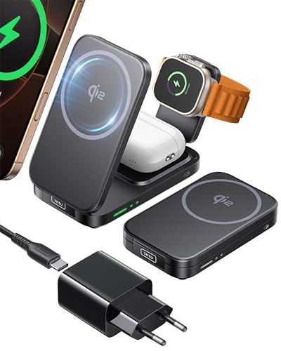 Schnäppchen: INIU 3-in-1 MagSafe Ladestation für 19,37€ bei Amazon