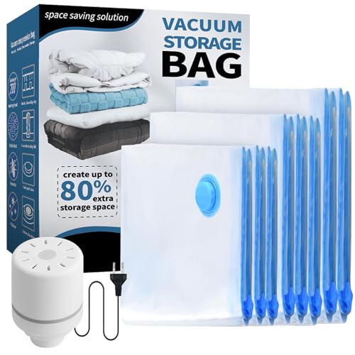 8 Stück Vakuumbeutel für Kleidung