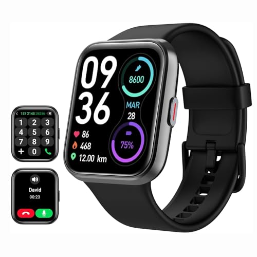 Tensky Smartwatch Herren mit Telefonfunktion