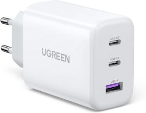 Preissenkung: UGREEN 65W USB-C Ladegerät mit 3-Ports für 16,99€ (statt 27,99€)