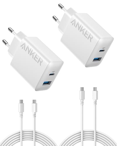 Anker USB C Ladegerät – 20W, 2-Port, 2er-Pack Anker USB C Ladegerät