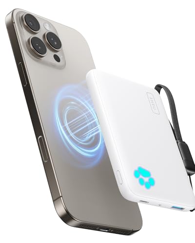 INIU 30W Magnetische Power Bank, Qi2-zertifizierte 10000mAh INIU 30W Magnetische Power Bank